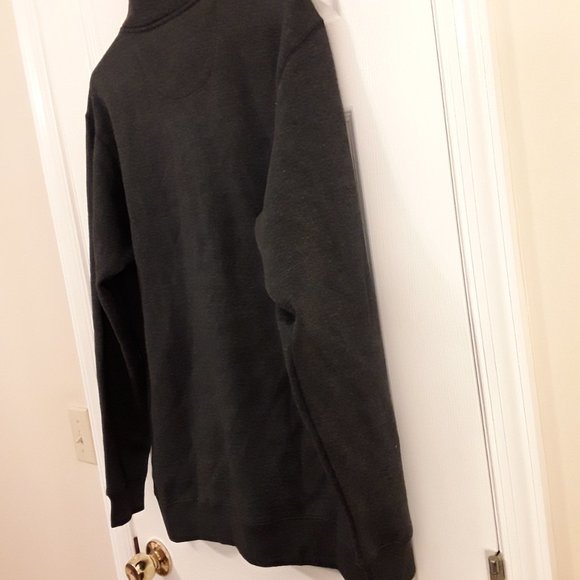 Mountain Ridge Mens 1/4 Zip Pullover sweatshirt AL charcoal color, never worn - Picture 7 of 8